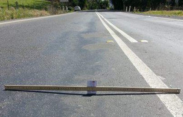 Rutting - Moderate умеренный уровень образования колеи на асфальтобетонном покрытии.